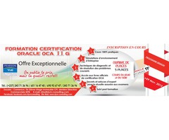 formation cerfiante intensive Oracle OCA 11G 