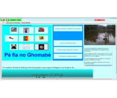 PèFiaNoGhomabé:Logiciel pour apprendre à parler et à écrire la langue Bandenkop
