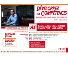 Devenir Auditeurs Internes ISO 9001 :2015 Qualifié PECB Lead Auditor